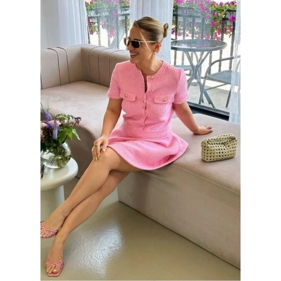 ZARA SHORT STRUCTURED DRESS ZW COLLECTION - Picture 8 of 16